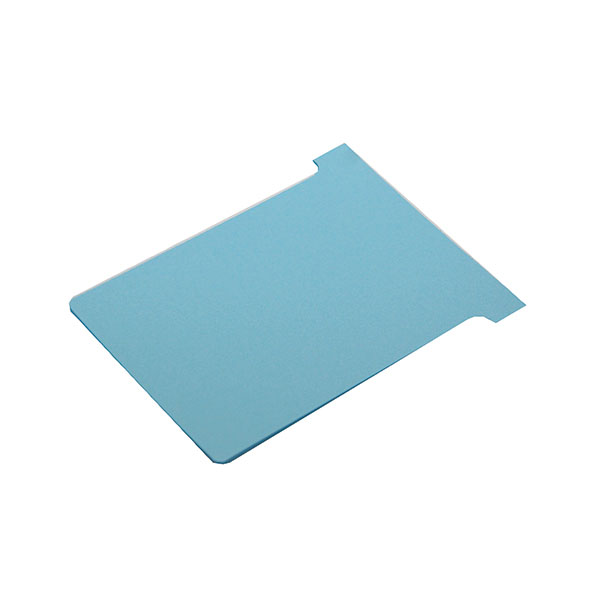 Nobo T-Card Size 2 Light Blue Pk100