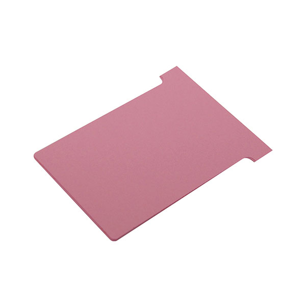 Nobo T-Card Size 3 Pink Pk100