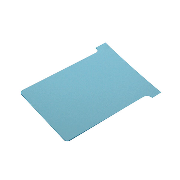Nobo T-Card Size 3 Light Blue Pk100