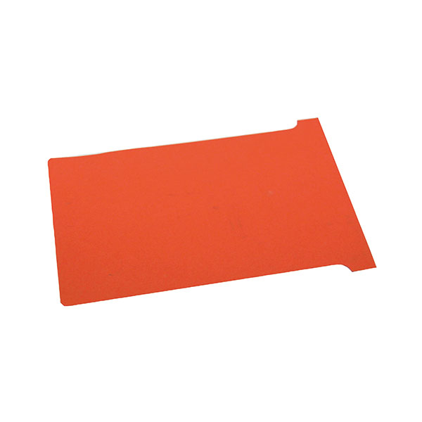 Nobo T-Card Size 4 Red Pk100