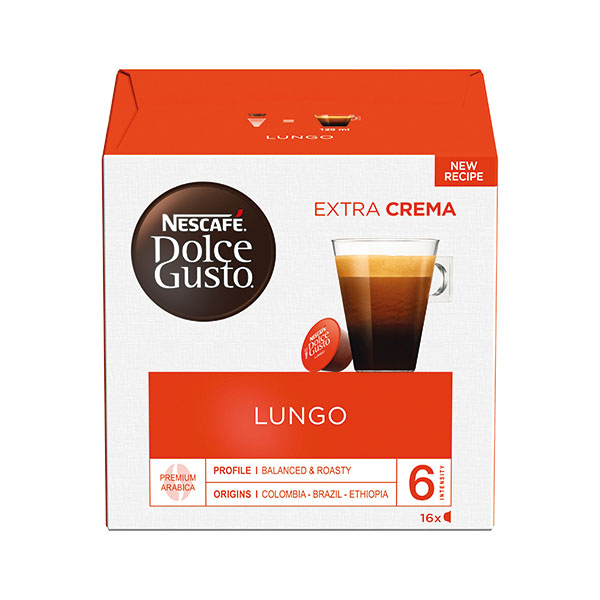 Nescafe DG Cafe Lungo Capsules Pk48