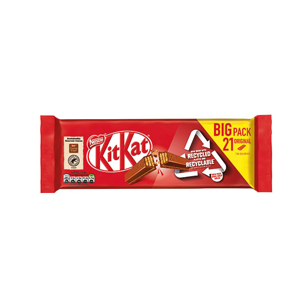 Nestle KitKat 2 Finger Milk Chc Pk21