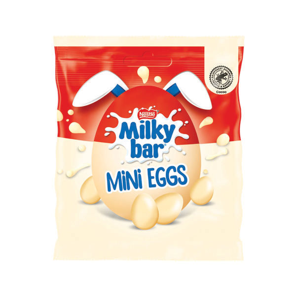 Nestle Milkybar Mini Egg Wht Bag 80g Nestle Milkybar Mini Egg Wht Bag 80g