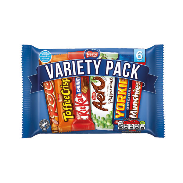 Nestle Variety Choc Bars 264g