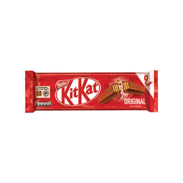 Nestle KitKat 2 Finger Milk Choc Pk9