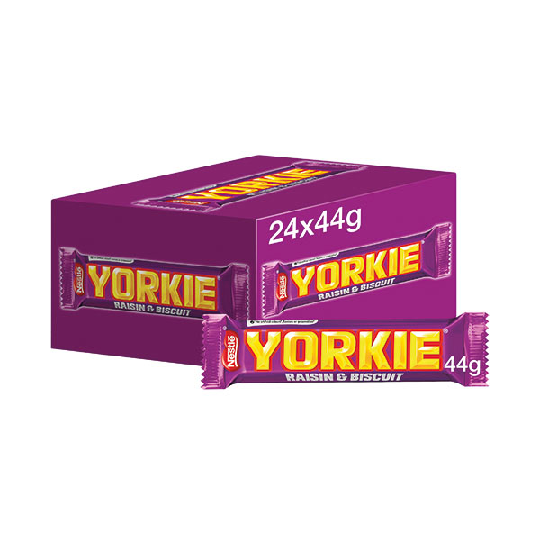 Nestle Yorkie Raisin/Bisc 44g Pk24