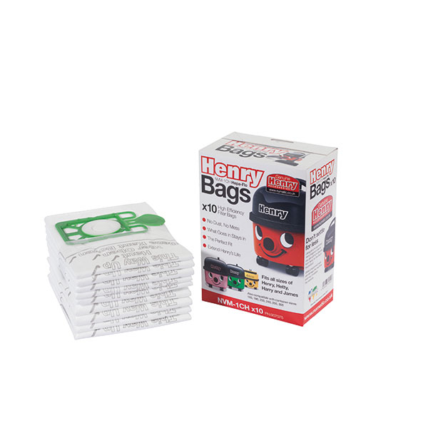 Numatic Henry Repl Vacuum Bags Pk10