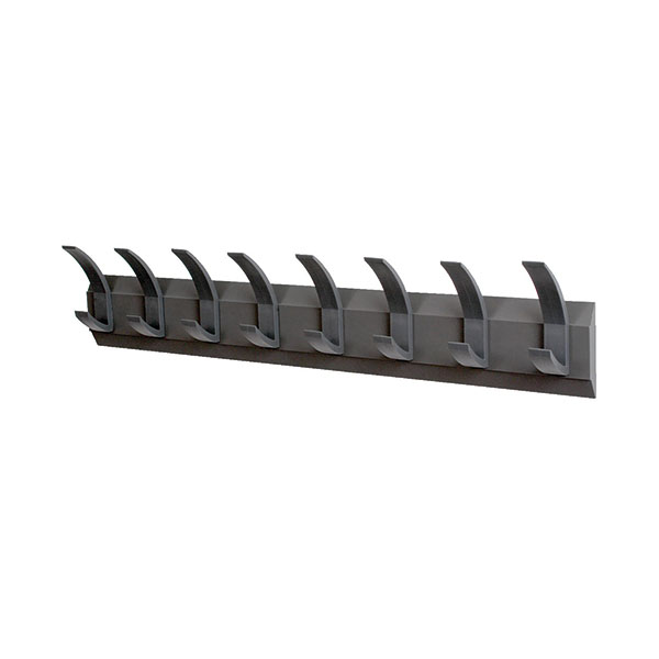 Acorn Wall Coat Rack Black