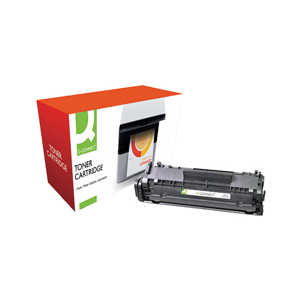 Q-Connect HP 12A Black Toner Q2612A