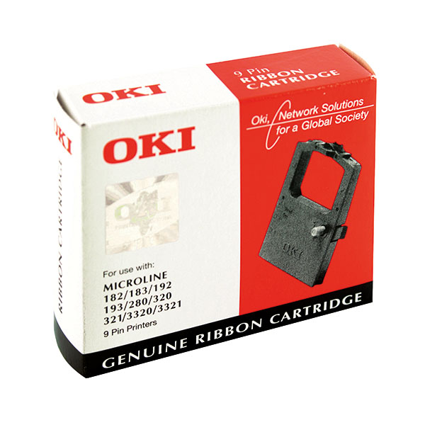 Oki Fabric Ribbon Cstt Microline Blk