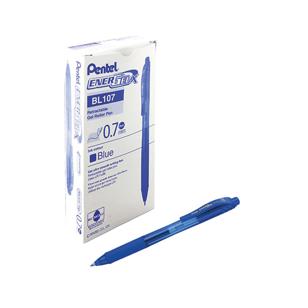 Pentel EnerGel X Pen Med Blue