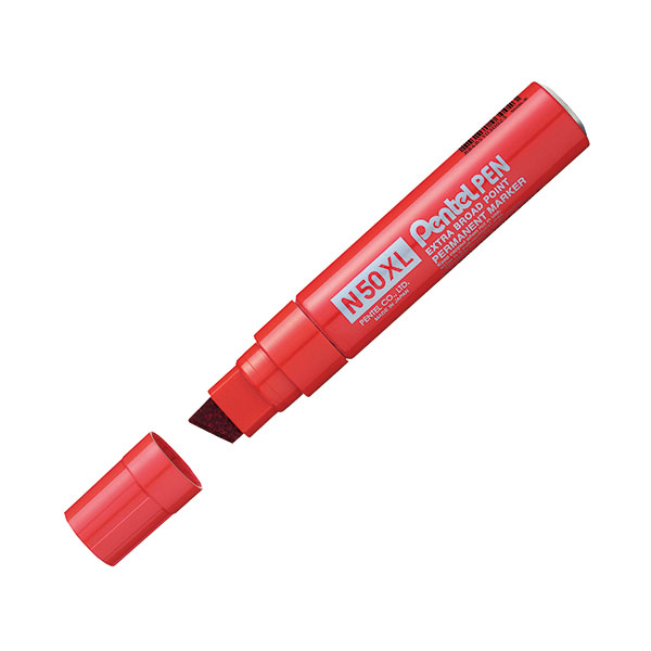 Pentel Jumbo Marker Red Pk6