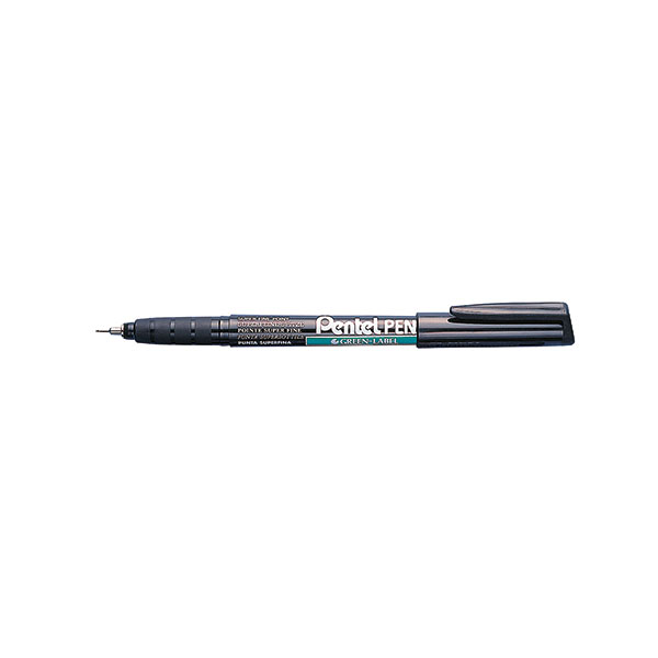 Pentel Nmf50 Marker 0.4 Black Pk12