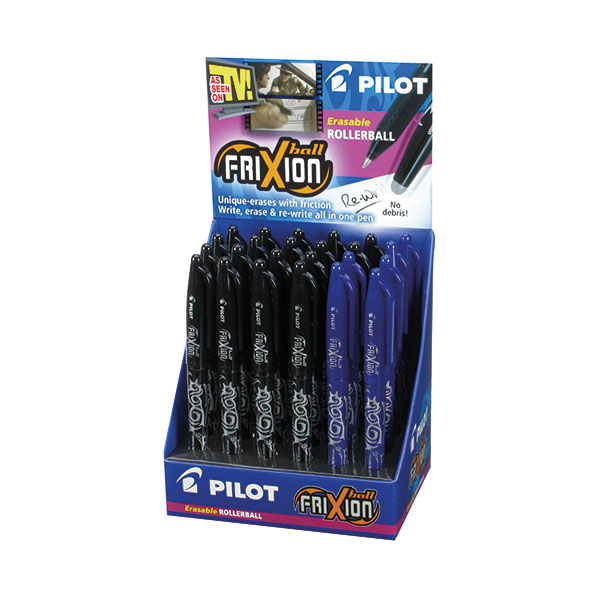 Pilot Frixion Erase Dsply24 Blk/Blu