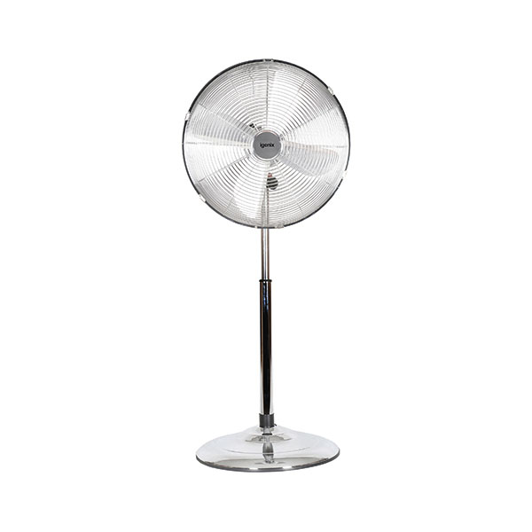 Igenix 16 Inch Pedestal Fan Chrome