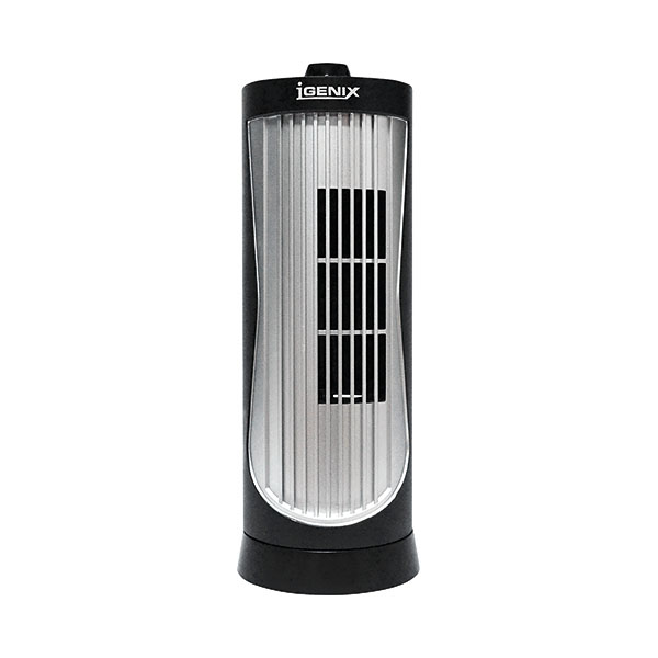 Igenix 12 Inch Mini Tower Fan Black