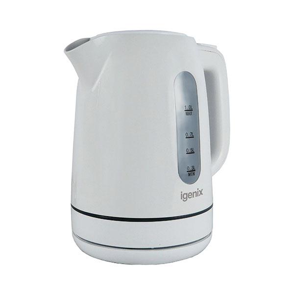 Igenix 1L Jug Kettle Cordless Wht