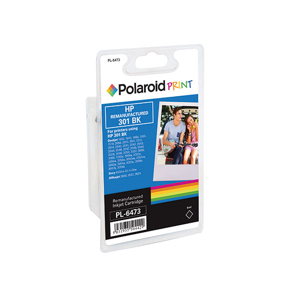 Polaroid HP 301 Reman Ink Blk