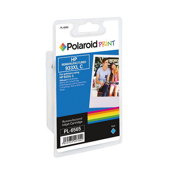 Polaroid HP 933XL Reman Ink Cyan