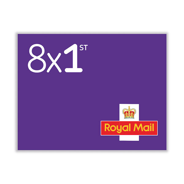 Royal Mail 1st Class Stamp Bk Pk8
