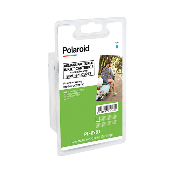 Polaroid HP LC3217 Ink Cart Cyan