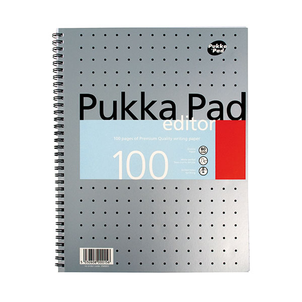 Pukka Jotta Pad A4 100Pg Silver Pk3