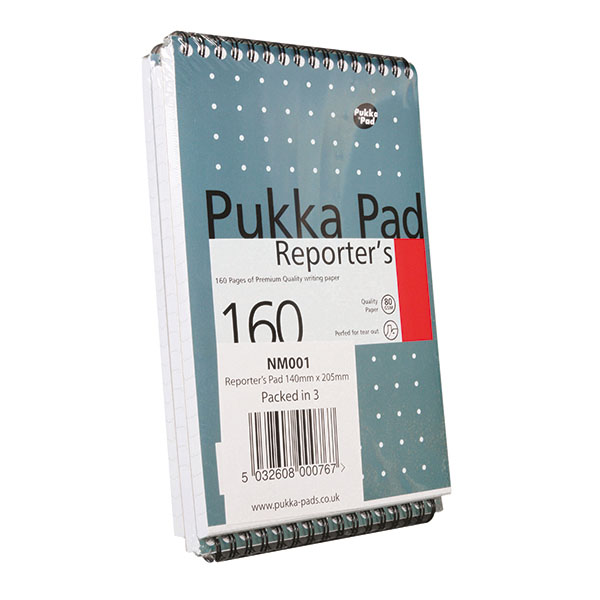 Pukka Metallic Reporter Pad Pk3