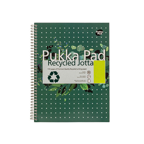 Pukka Recycled Wirebound Pad A4 Pk3