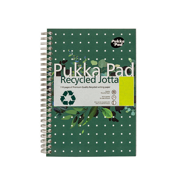 Pukka Recycled Wirebound Pad A5 Pk3