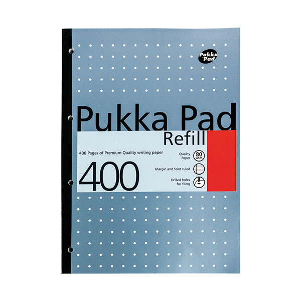 Pukka Side 4 Hole Refill Pad A4 Pk5