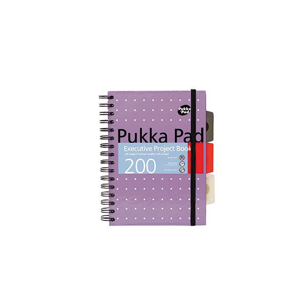 Pukka Exec Ruled Project Book A5 Pk3