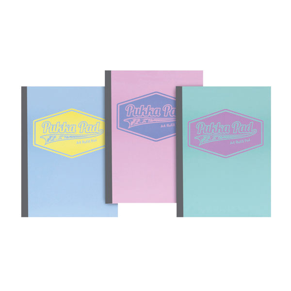 Pukka Pastel A4 Refill Pad 400pp Pk3