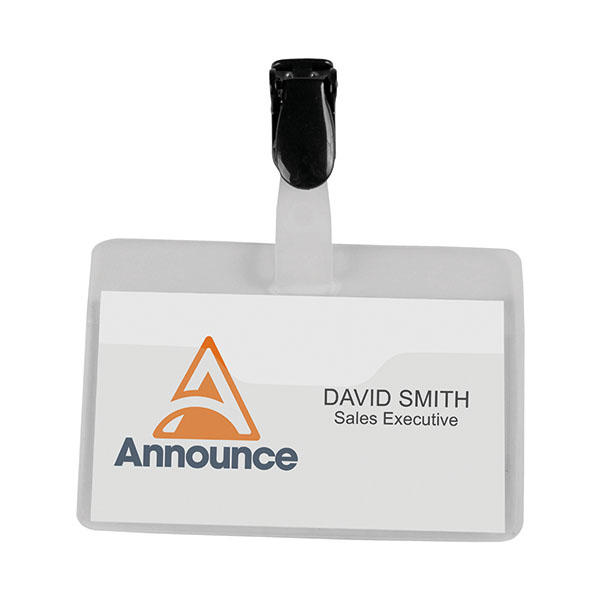 Security Name Badge 60x90mm Box25