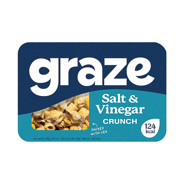 Graze Salt/Vinegar Crunch Punnet PK9