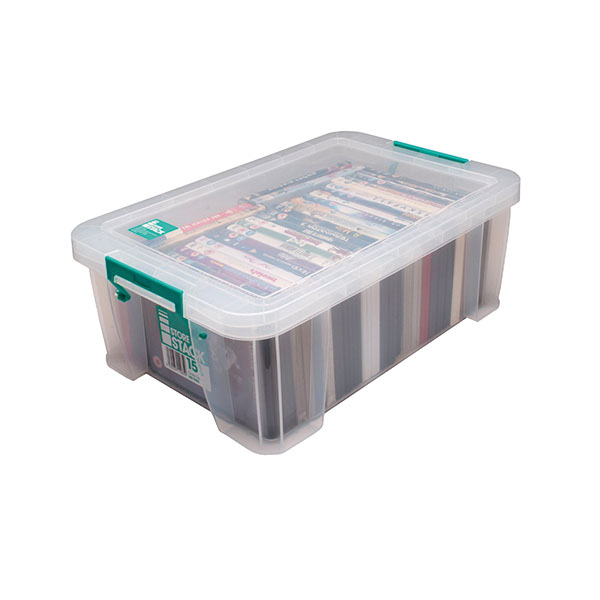 Storestack 15L Storage Box Clear