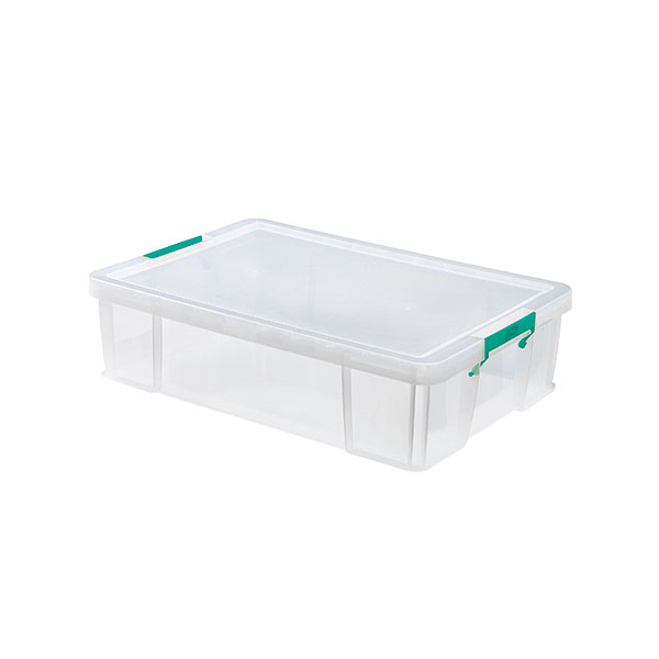 Storestack 37L Storage Box Clear