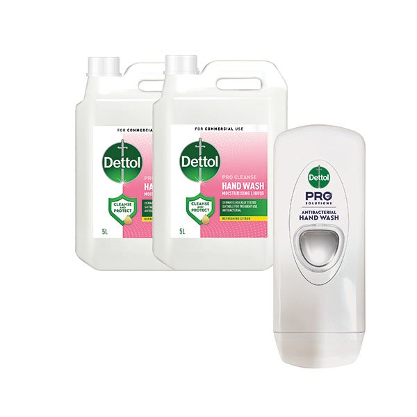 Dettol Hand Wash 5L Buy 2 FOC Disp