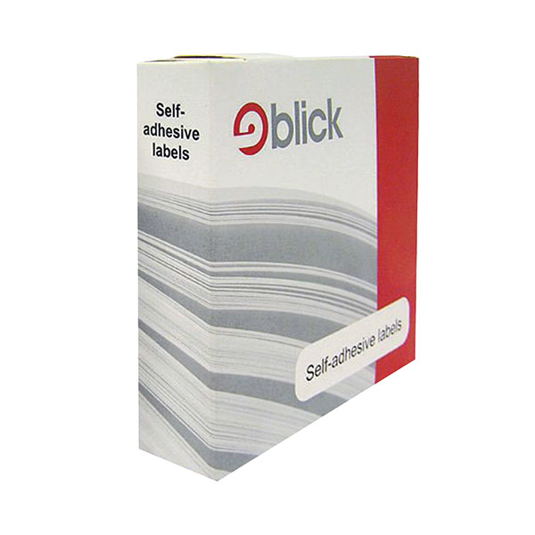 Blick Disp S/A Label 19mm Red Pk1280
