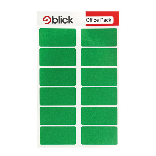 Blick Self Adhesive Labels Grn Pk320