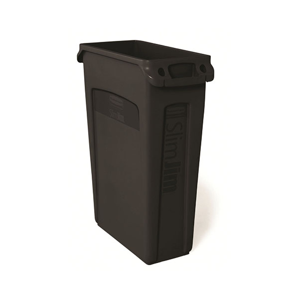 Rubbermaid Slim Jim Cntn 87L Black