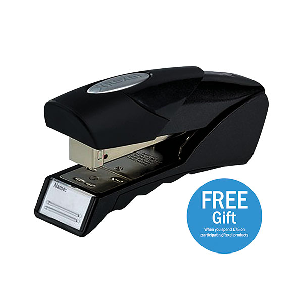 Rexel Gazelle Stapler Black/Black