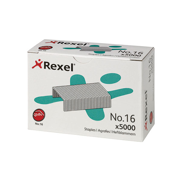 Rexel No16 Staples Metal 6mm Pk5000