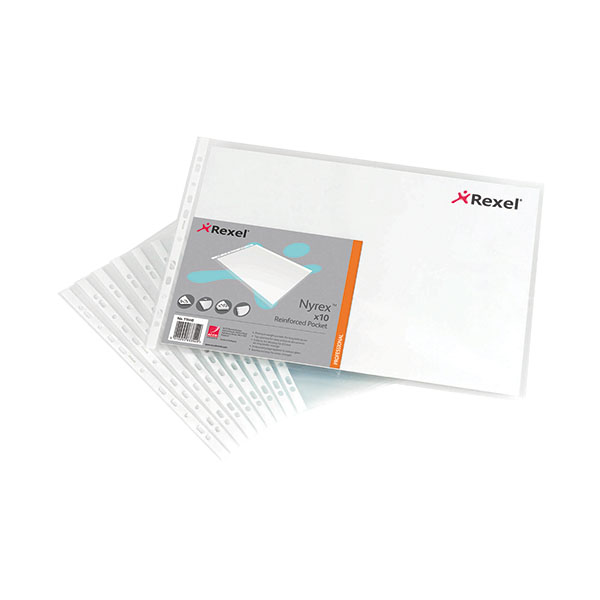 Rexel Nyrex Pkt A3/A4 Top Clr Pk10