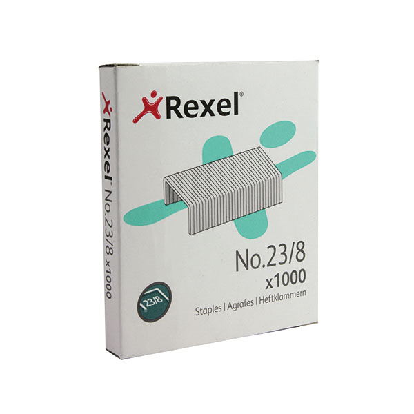 Rexel No 23 Staples 8mm Pk1000