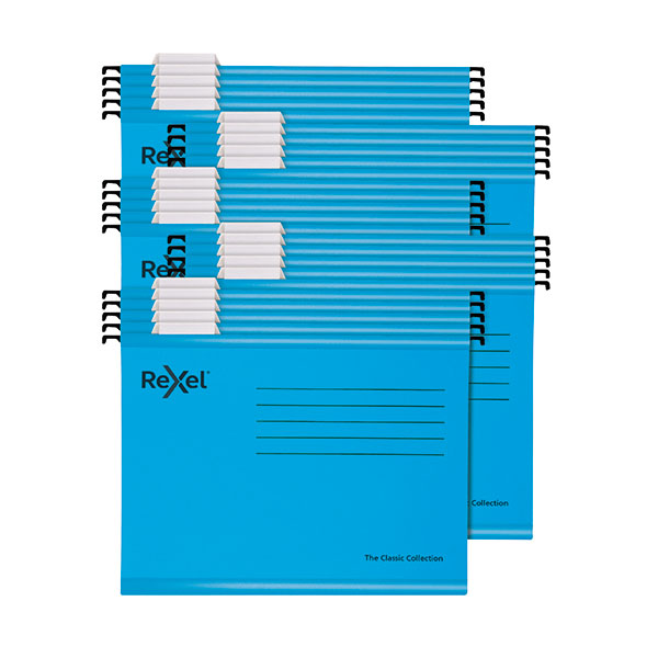 Rexel Blue A4 Classic Susp File Pk25