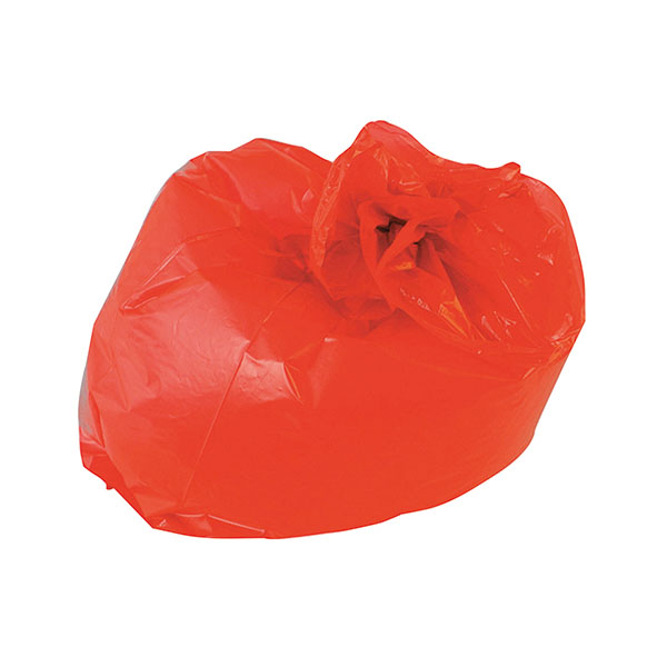 2Work Refuse Sack 10kg Red Pk200