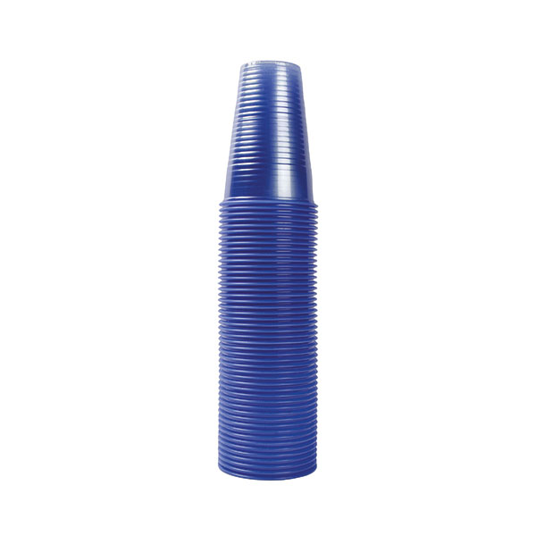 Mycafe Plastic Cups 7Oz Blue Pk1000