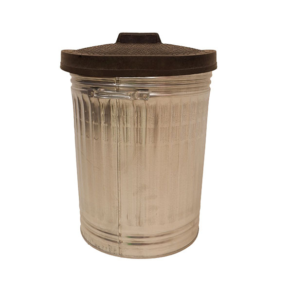 Galvinised Metallic Bin/Lid 316625