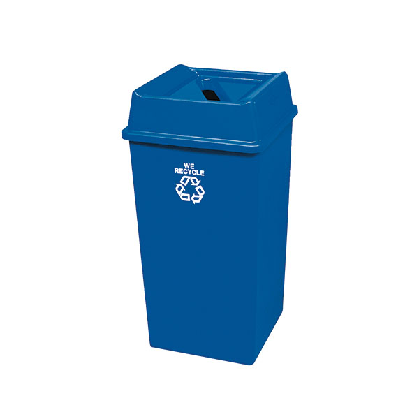 132.50L Paper Recycling Bin Blu