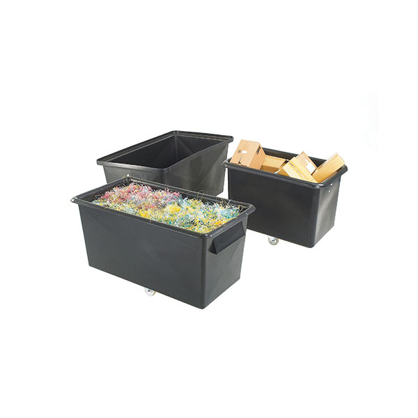 Tapered Recycling Container Blk